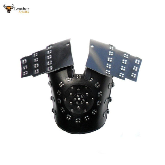 Roman Samurai Black LEATHER Body Armour Cuirass LARP Body Armor LARP