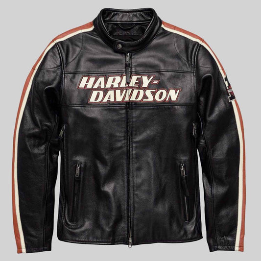Harley Davidson Men's Torque CE-Certified Leather Jacket