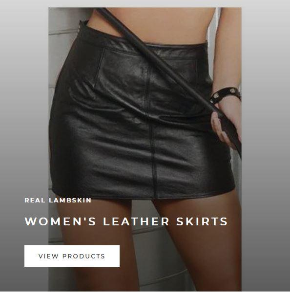 Women's Leather Skirts