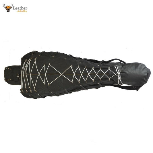 Saco de dormir de REINA PIEL GENUINA de alta resistencia para privación sensorial bondage