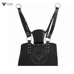 Hamaca de cuero negro auténtico de alta resistencia Xes Sling Swing para juegos de adultos BDSM