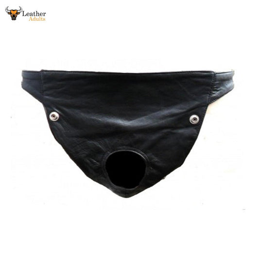 CALZONCILLOS TIPO TANGA CON PINCHOS DE CUERO DE CORDERO BONDAGE Bolsa para posar Tanga gay Lederhose Suspensorio