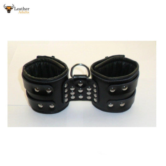 ESPOSAS DE CUERO PARA MUÑECA DE SERVICIO PESADO, SUJETADORES DE MANO DE CUERO, RESTRICCIONES DE BONDAGE