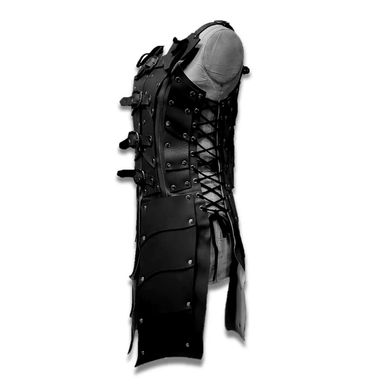 Floki Black Leather Celtic Armor