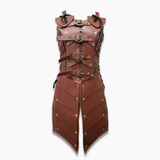 Floki Brown Leather Celtic Armor