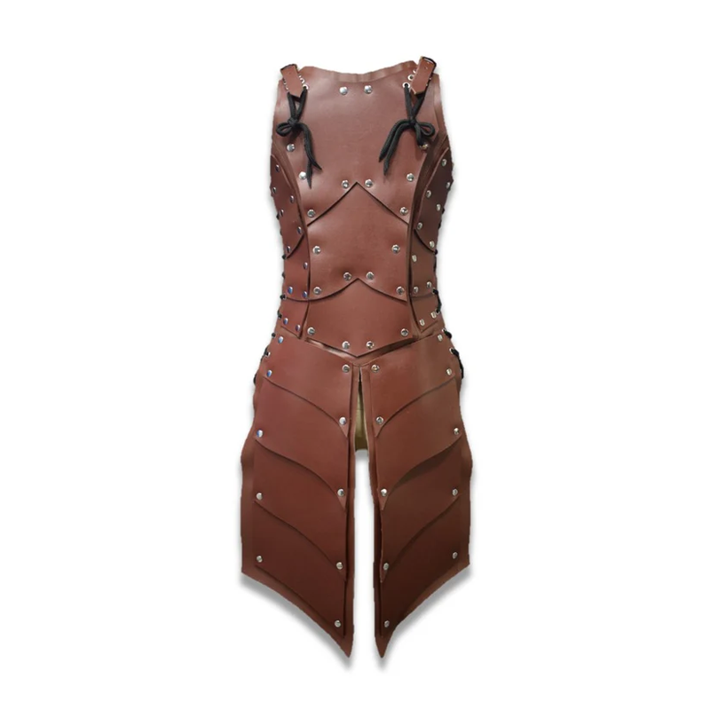 Floki Brown Leather Celtic Armor