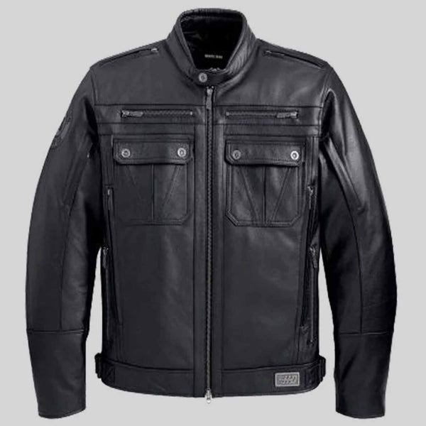 H-D Mens Crossroad Leather Jacket