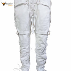 Bodysuit De Piel Blanca Resistente Catsuit Restrictivo Bondage