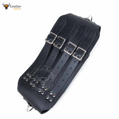 Faja de cuero grueso para hombre, cinturón de cintura de bondage