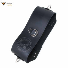 Faja de cuero grueso para hombre, cinturón de cintura de bondage