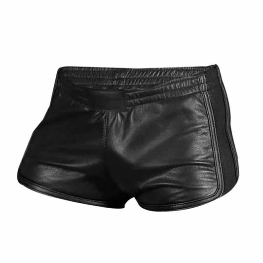 Pantalones Cortos Bóxer de Piel de Cordero 100% Genuina Suave como la Seda para Hombre, Nuevos