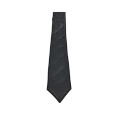 New Men's Genuine 100% Sheep Leather Quilted Tie with blue contrast