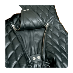 Quilted Bondage Suit All Black