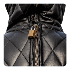Quilted Bondage Suit All Black
