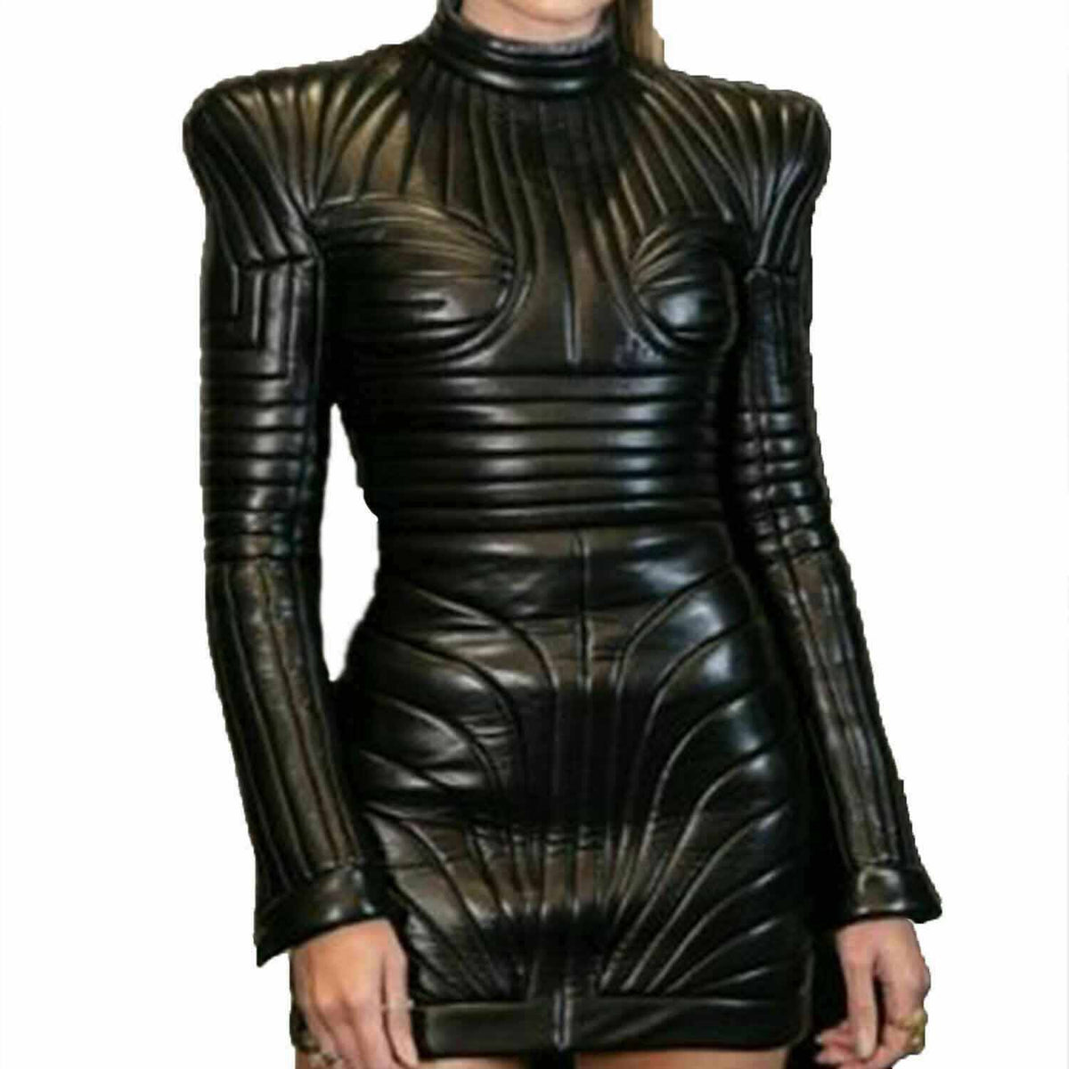 Gabardina de cuero negra para mujer, estilo Steampunk, gótica, PUNK, victoriana, abrigo, chaqueta