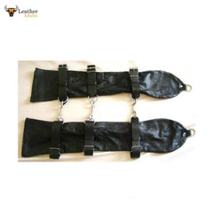 Guantes de sujeción de cuero genuino Guantes de ópera BDSM