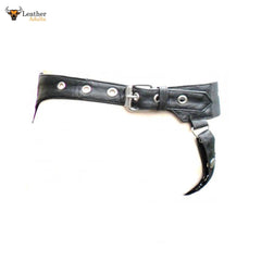 CALZONCILLOS TIPO TANGA CON PINCHOS DE CUERO DE CORDERO BONDAGE Bolsa para posar Tanga gay Lederhose Suspensorio
