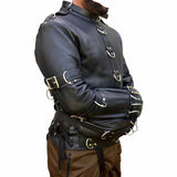 Real Leather Bondage Jacket BDSM HEAVY DUTY Straitjacket