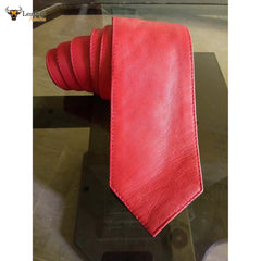 Men's Very Hot Genuine 100% Sheep Leather Tie Available in Different Colors