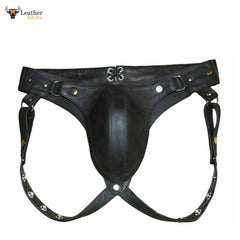 JOCKSTRAP Tanga gay de cuero auténtico, slip string, pantalón de cuero, Jockstrap, tallas M, L, XL