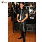 Men's Real Leather Pants Punk Kink Jeans Trousers BLUF Pants Bikers Breeches