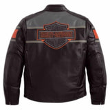 H-D Men's Motorcycle Real Cowhide Leather Jacket