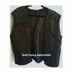 New Men's Black & Brown Motorbike Riding Jacket